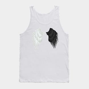 black and white wings Tank Top